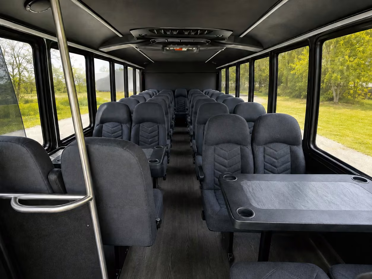 15 passenger minibus interior