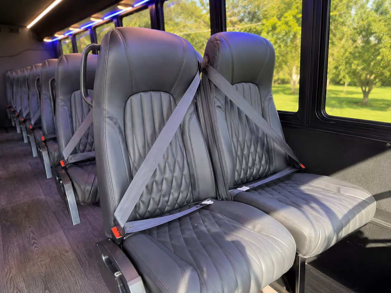 25 passenger minibus inside