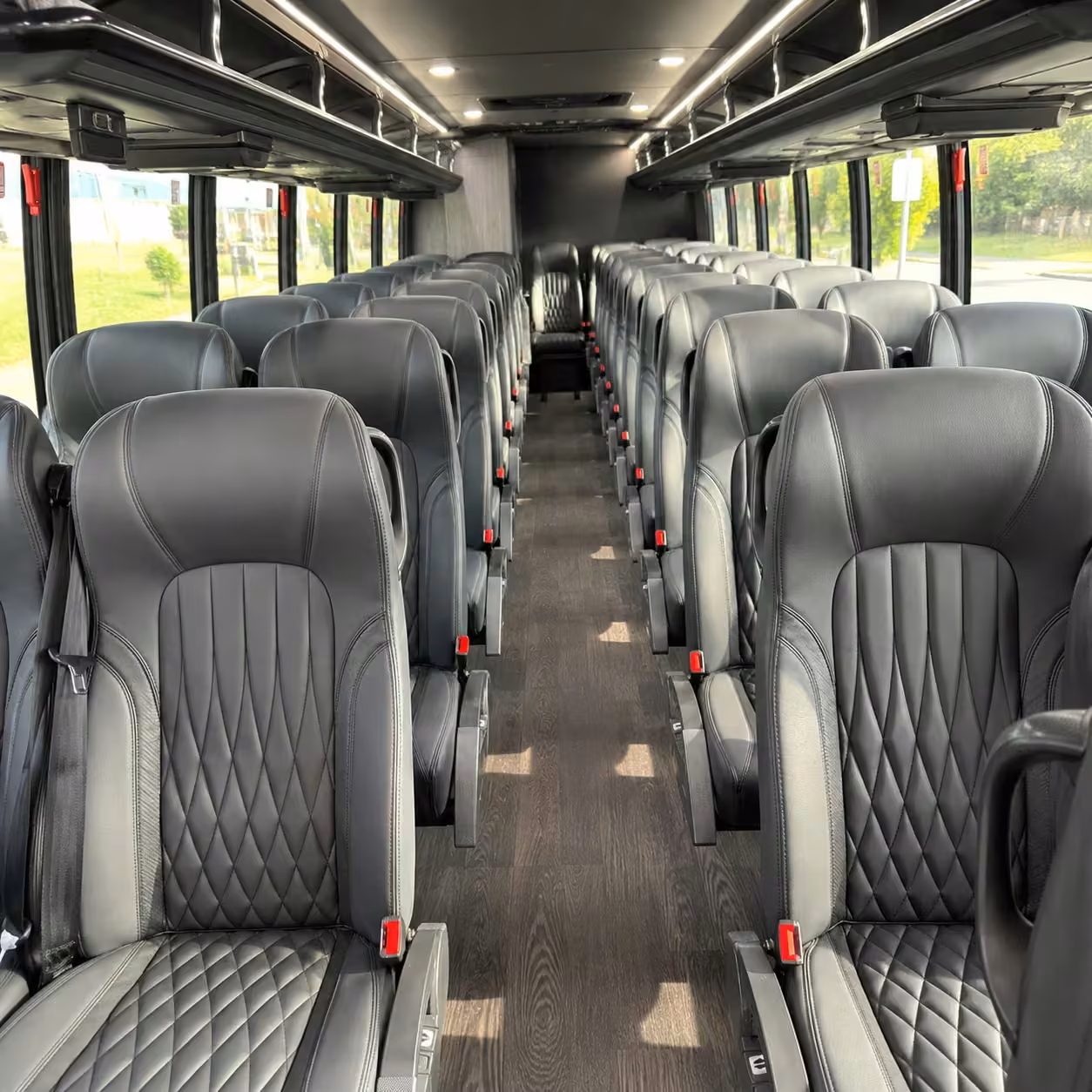 28 passenger minibus inside