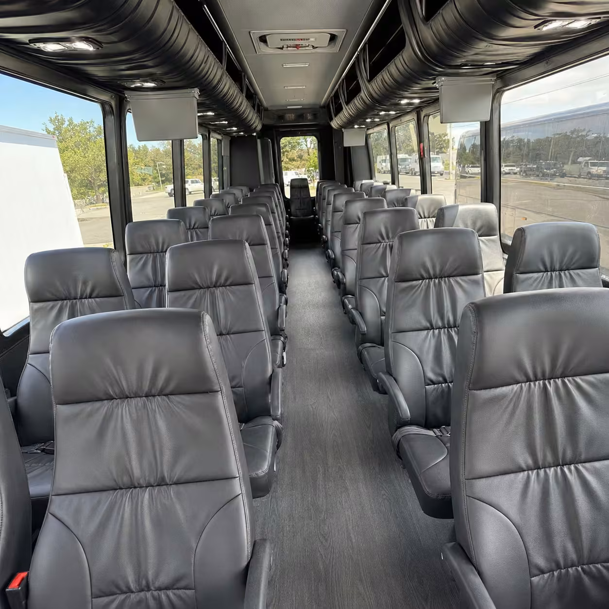 30 passenger minibus inside