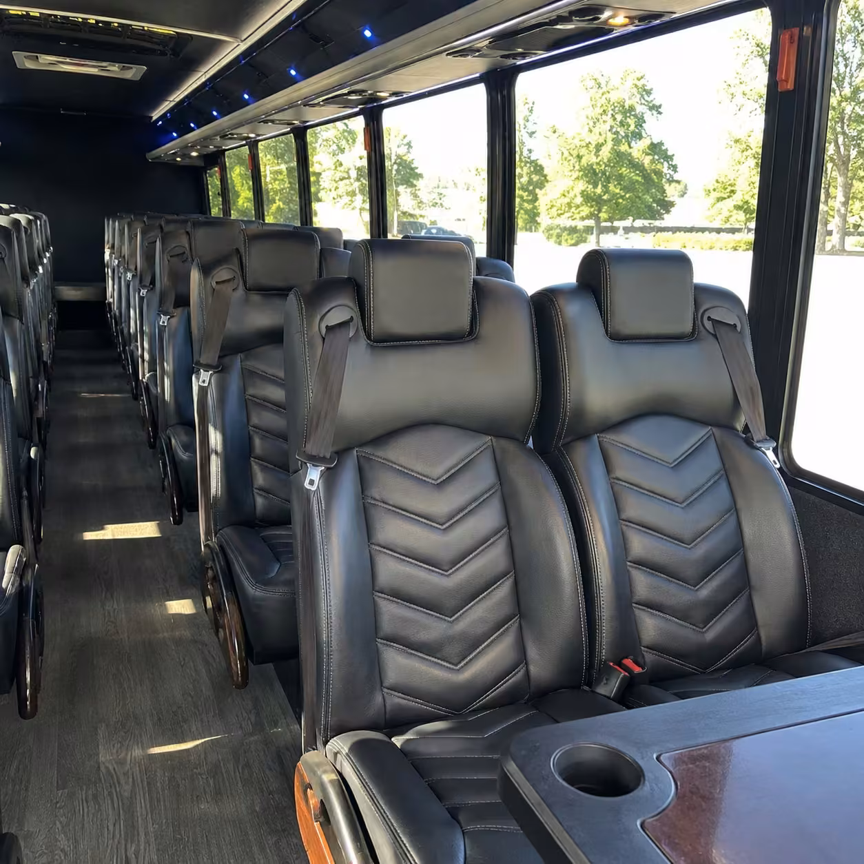 30 passenger minibus interior