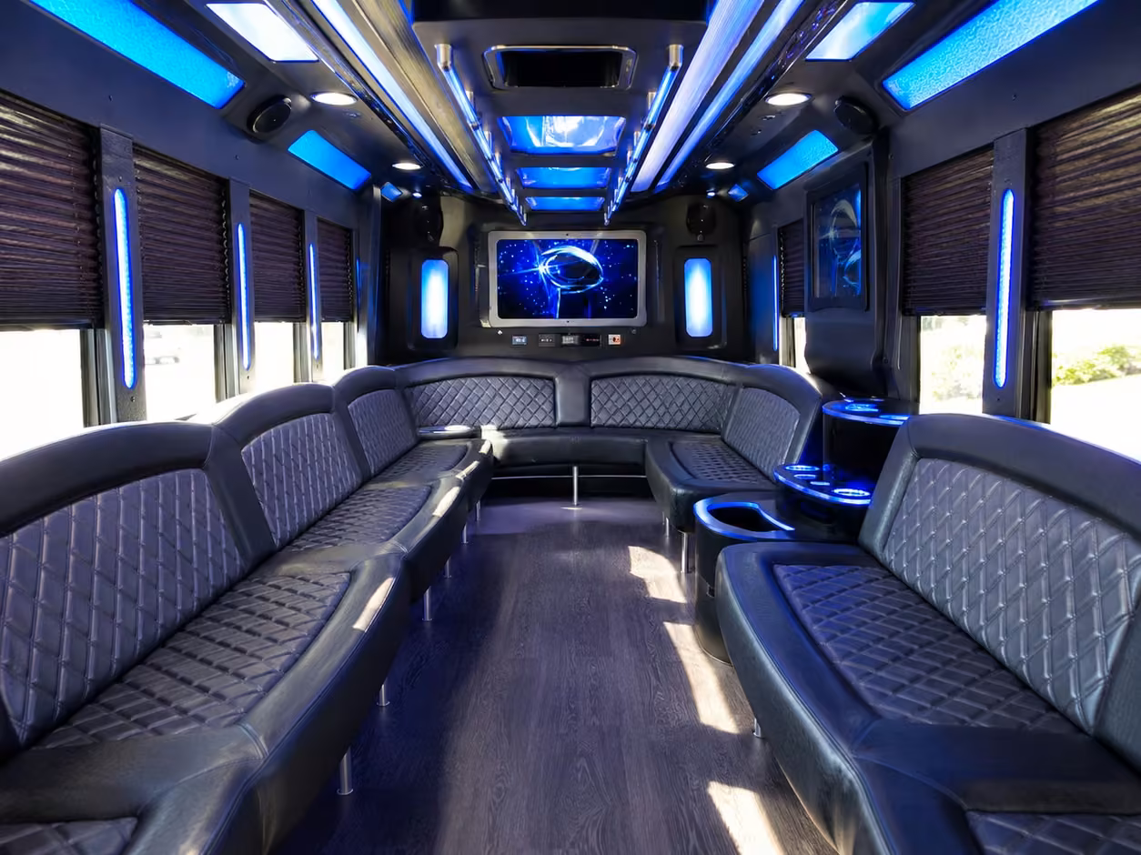 spokane party bus interior