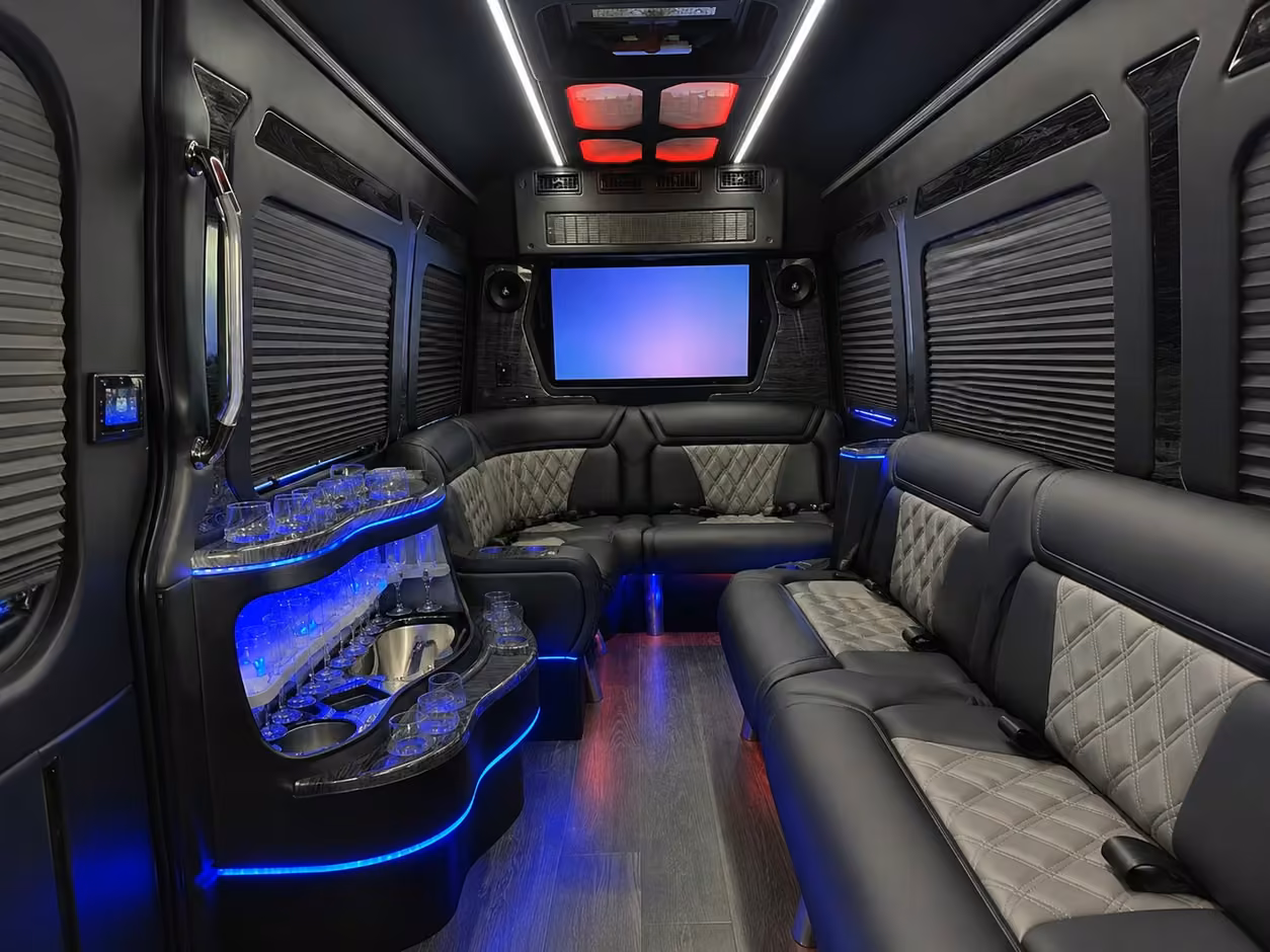 sprinter limo inside